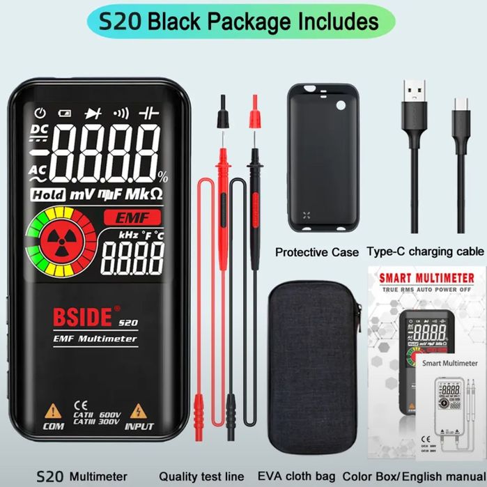 Bside S20 Yangi smart multimetr sotiladi