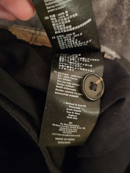 Pantalon Barbour nou din bumbac marimea M