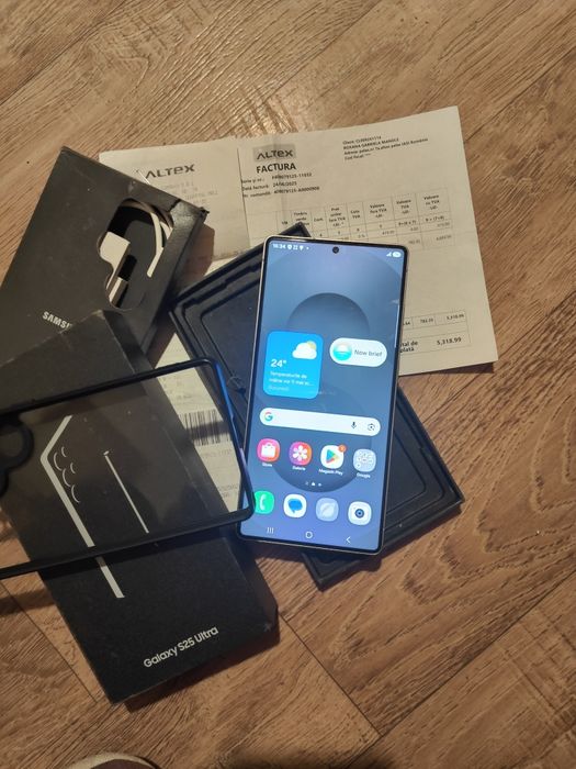 Samsung S25 ultra 12/256 GB liber rețea garanție altex 10 luni
