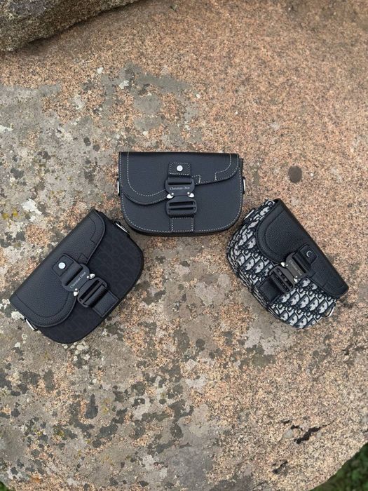 барсетки на застежке dior