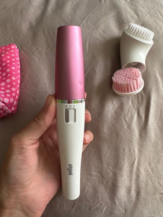 Епилатор за лице и четка за почистване на лице braun silk