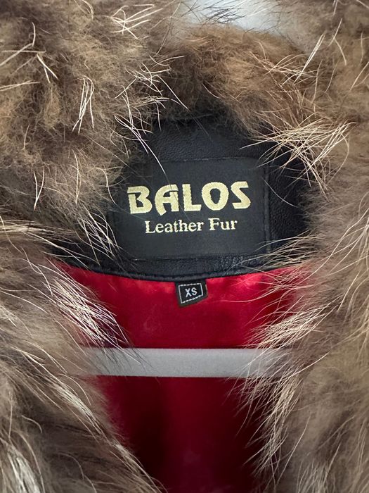 Кожено яке с естествен косъм