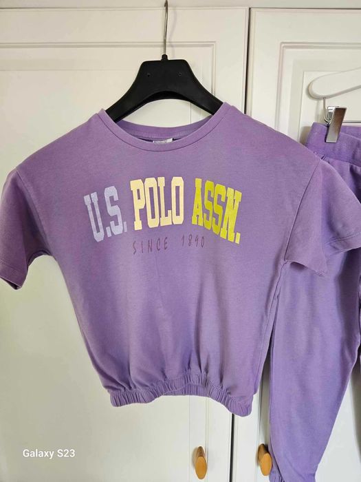 Момичешки спортен комплект US POLO ASSN 6-7 години 116-122 см