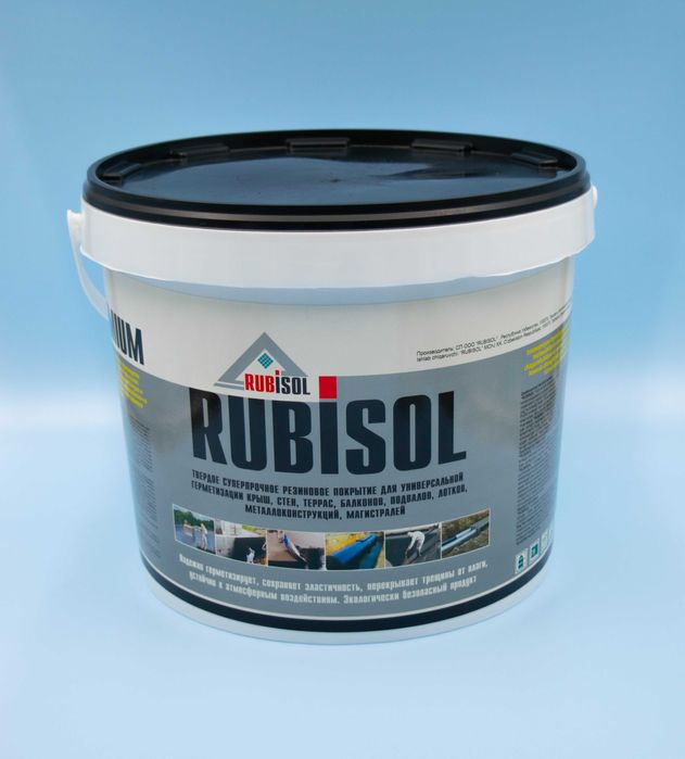 Ремонт крыш полимерным покрытием RUBISOL.