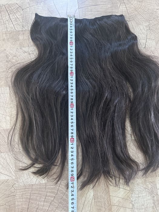 Tresa De Par/ extensii Clip-On, nuanta Saten Inchis , gama VIP - Triplu Volum.
