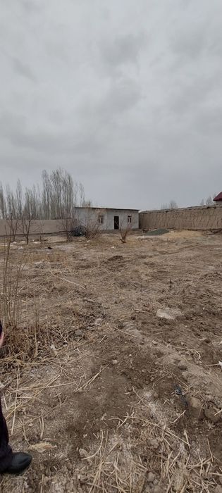 7.44 сотк жер времянкасы бар кадастры бар улкен трасса жолдын бойында