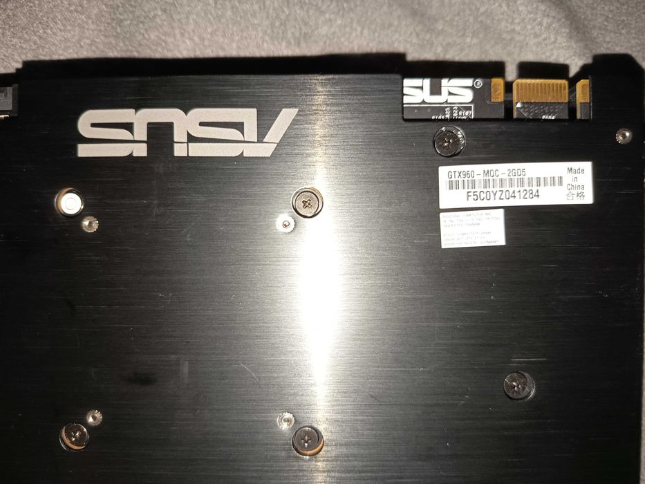 Placa video gaming, Asus Mini GTX 960 2gb ddr5/128 biti, sigil intact, racire activa, mufa 6 pini pcie