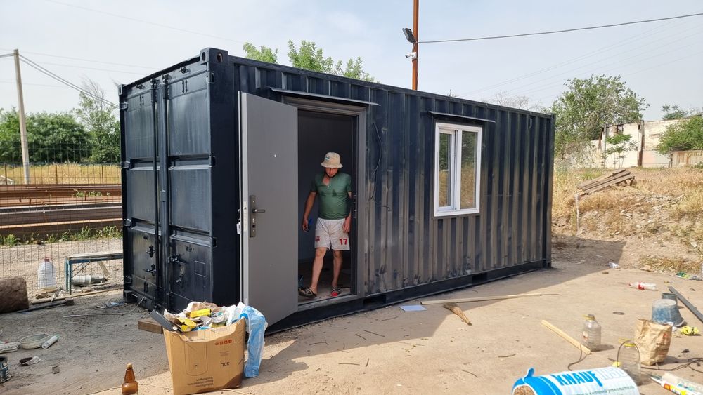 Konteyner ofis uylar xojatxona sklad yotoqxonalar