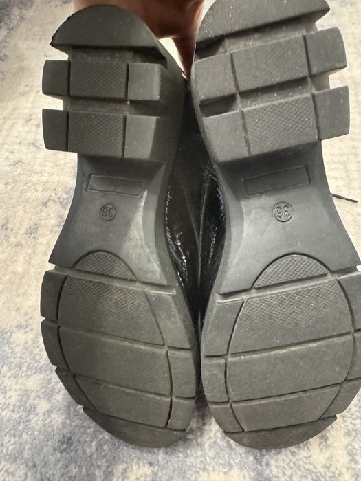 Ghete piele naturala lacuita