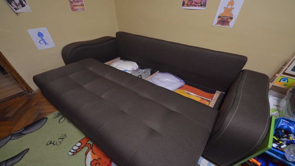 Canapea | Extensibila | tabureti inclusi