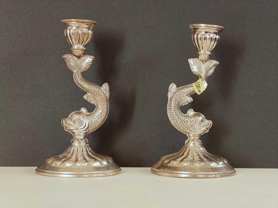 Колекционерски сребърни свещници – Ръчна изработка