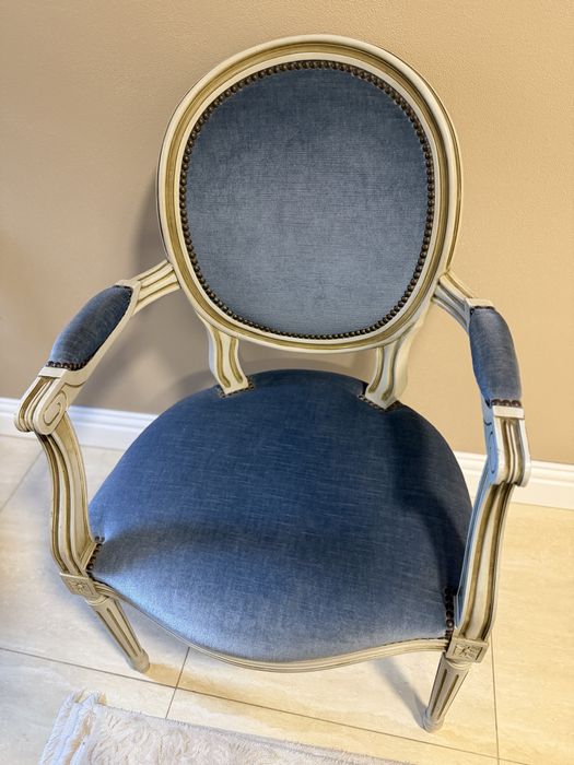 Scaun Ludovic catifea lemn masiv