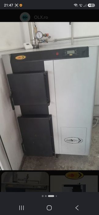 Vând centrala peleti ABC COMBO 40 KW