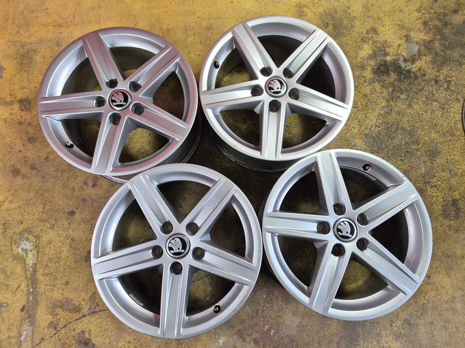 Jante Aliaj 5x112 16'' OEM Skoda Octavia 4 Karoq Superb 7J ET 40