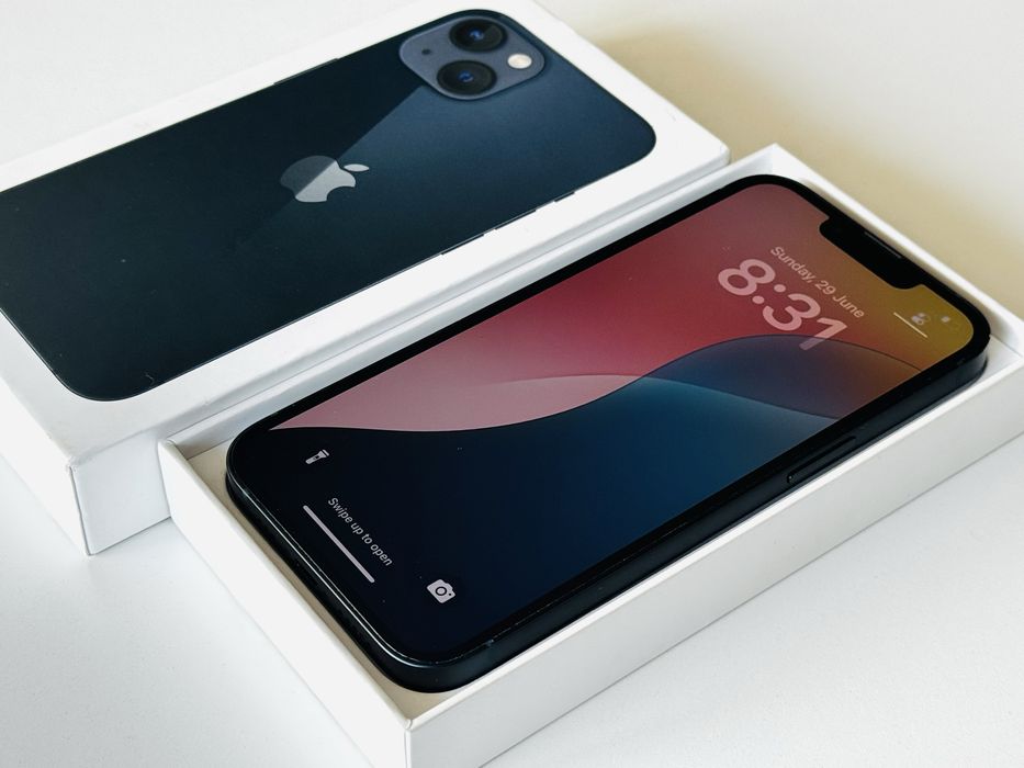 НОВ! Iphone 13 128GB Black 100% Батерия! Гаранция 6 месеца