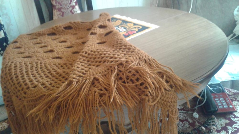 Ажурные платок 100% шерсть