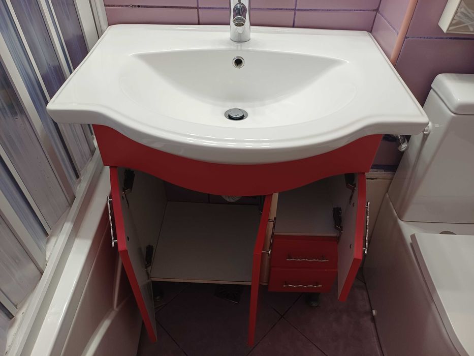 Chiuveta cu masca baie,60cm