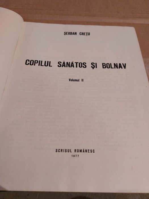 Copilul Sanatos si Bolnav vol 2