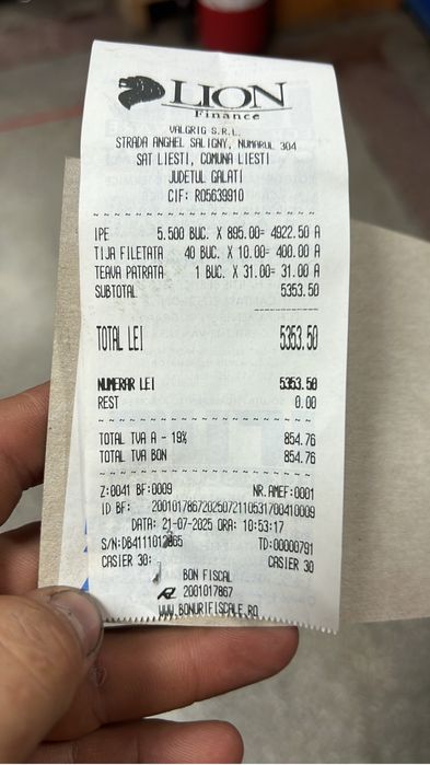 Vând hală metalică structură metalică 10/20/4 pret 2800 € fără avans