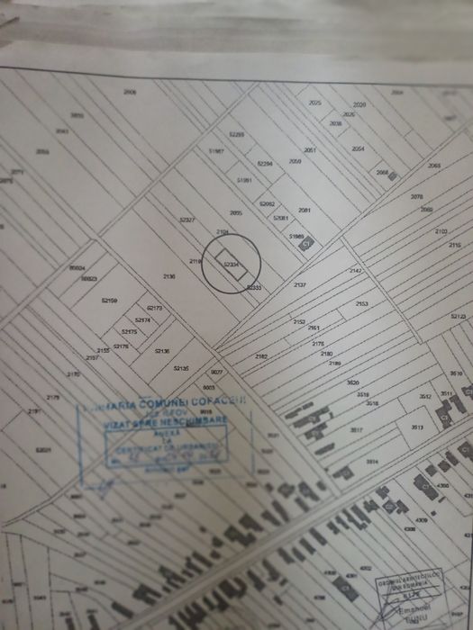 Vand teren 535 mp +drumul de servitute