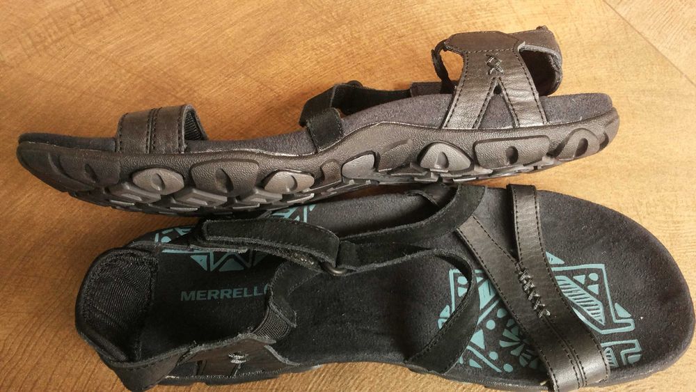 MERRELL Real Leather Размер EUR 41 / UK 8 сандали естествена кожа 94-13-S