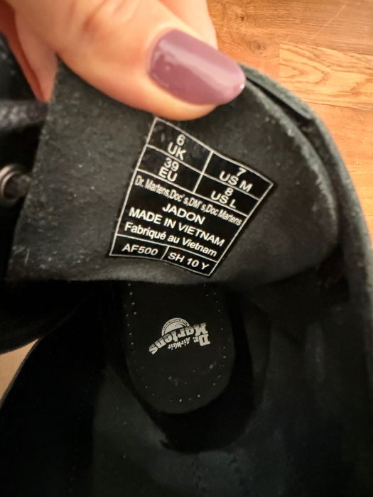 Ghete Dr Martens Jadon - piele