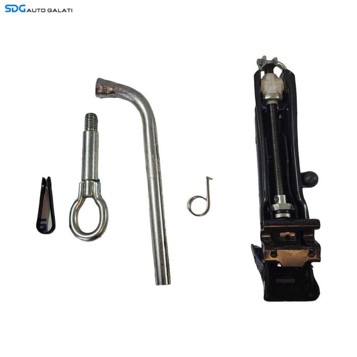 Set Trusa Cric Cheie Roti Carlig Remorcare si Suport Polistiren Skoda Fabia 2 2007 - 2015 Cod 5J0012115C [L8794]