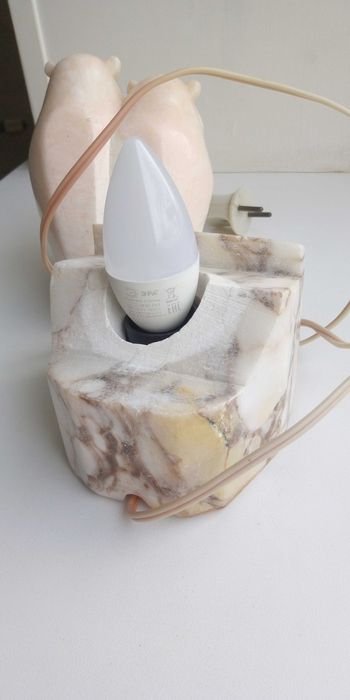 Ночник "Совята".мраморный