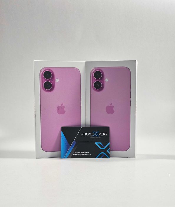 NOU IPhone 16 256GB Pink - cu Garantie