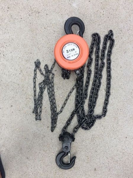 Macara Palan manual 3 Tone cu lant 3 metri