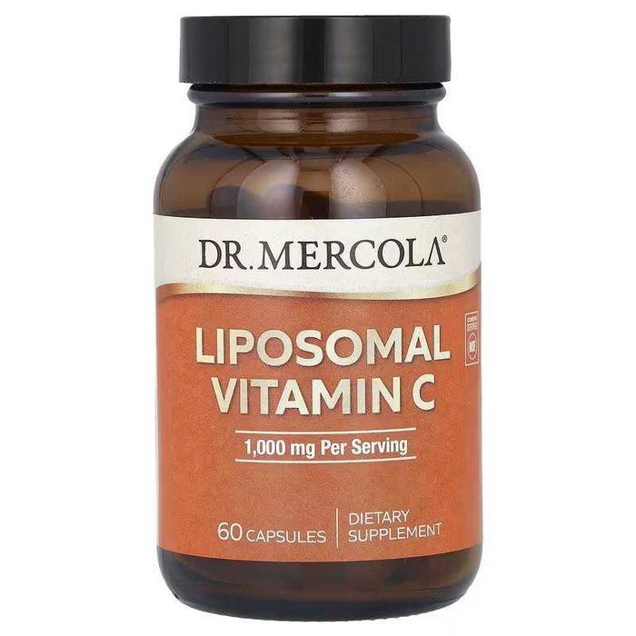 Dr. Mercola, липосомальный витамин C, 60 капсул (500 мг в 1 капсуле)