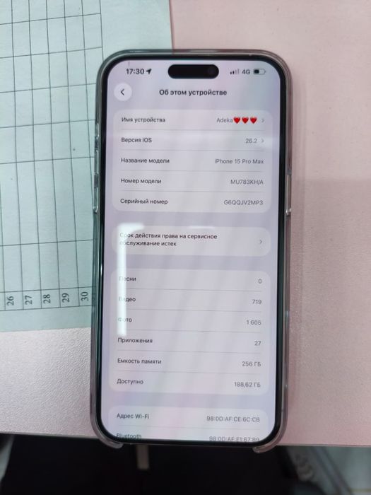 Айфон 15 про макс 89%акб