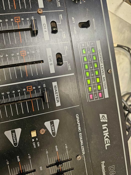 Mixer dj 6 canale Inkel DM-602 Professional Egalizator 7 canale