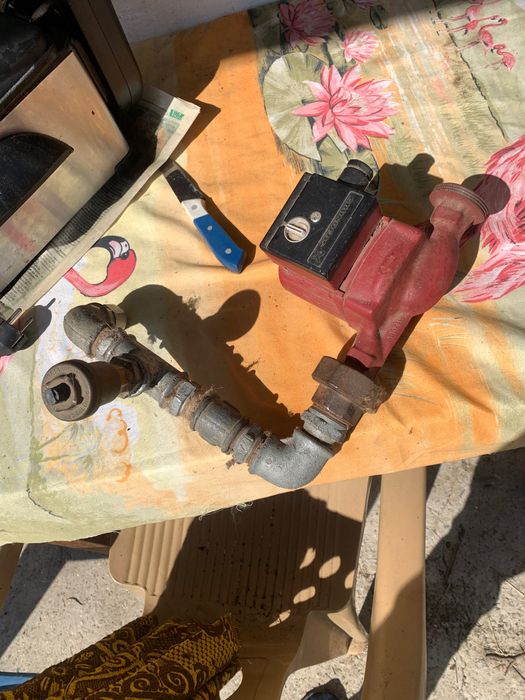 Камина с водна риза два радиатора и помпа