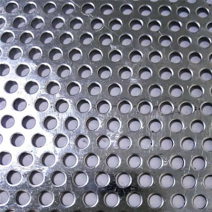 Нержавеющий лист - сетка перфорированная