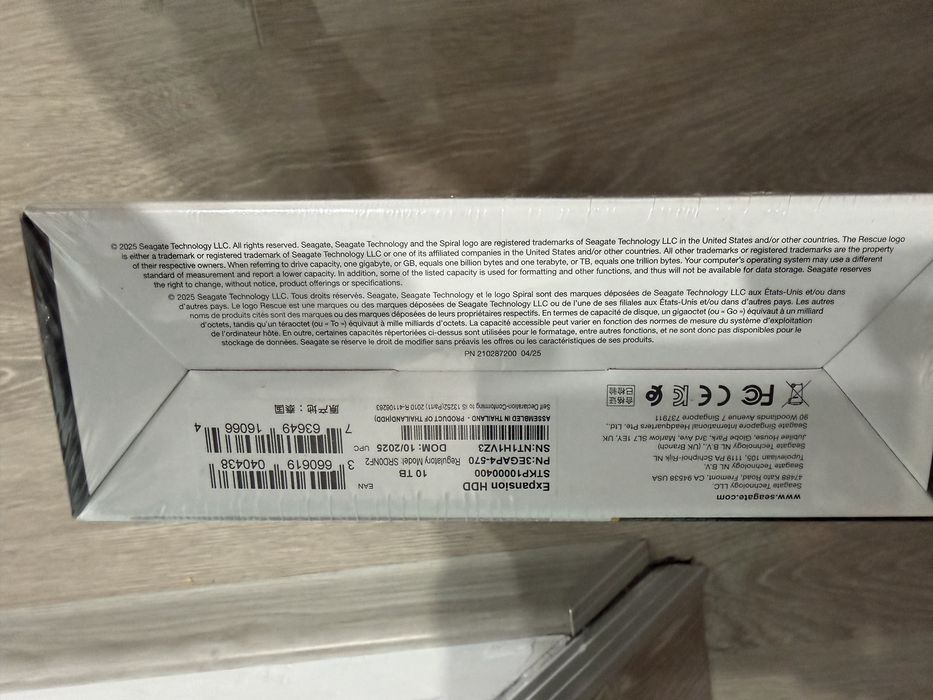 HDD extern Seagate Expansion, 10TB, 3.5", USB 3.0, Negru