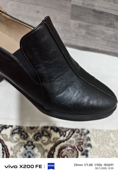 Натуральный коженный туфли