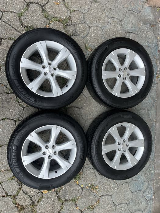 Jante aliaj 5x100mm, anvelope iarna 225/60 R17 Subaru Forester Outback