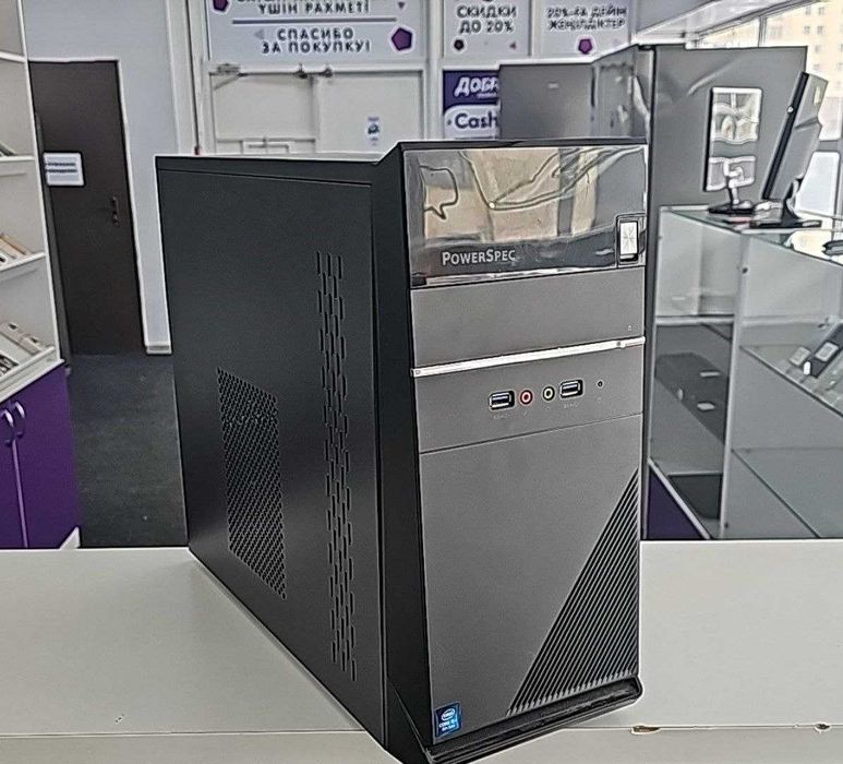 Системник на Intel i5‑8400, 8 ГБ, SSD 120ГБ+HDD 500ГБ, GTX 1050 Ti 4ГБ