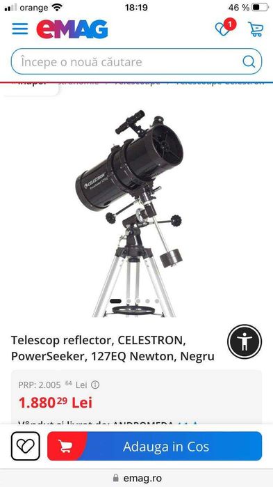 Telescop Celestron PowerSeeker