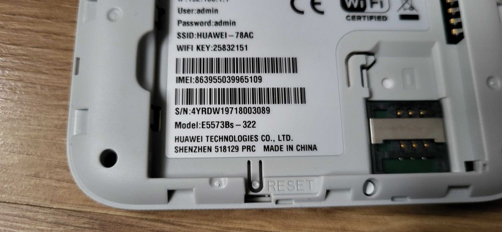 HUAWEI 4G WiFi Modem cu sim R219h liber de retea