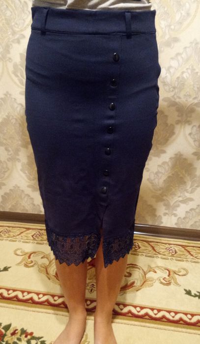 Юбки тёмно-синего цвета