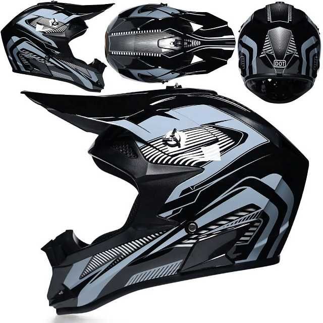 Каска Крос Мотор/Скутер/Бъги/Вело/АТВ -YF122/YF123