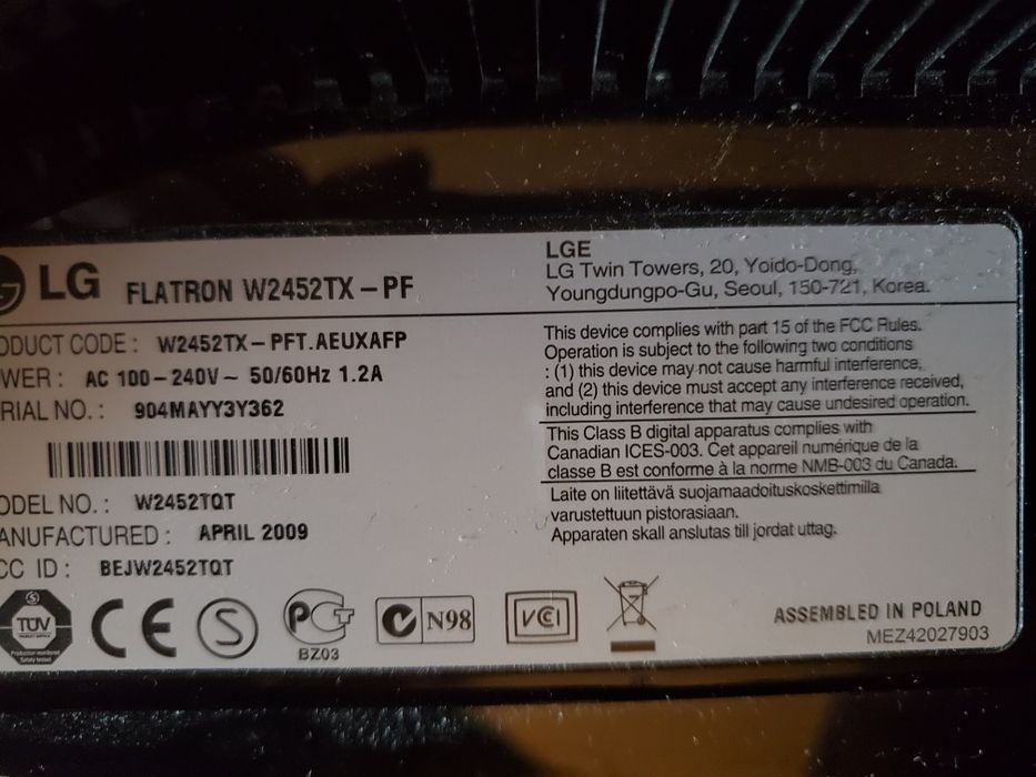 LG монитор  Flatron