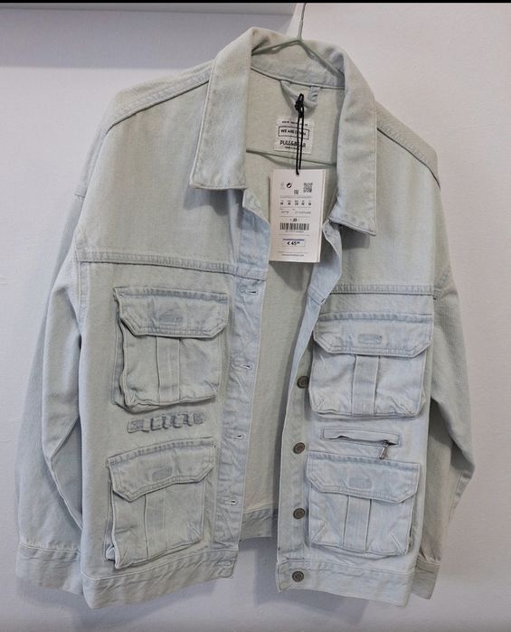 Jacheta / geaca bomber denim