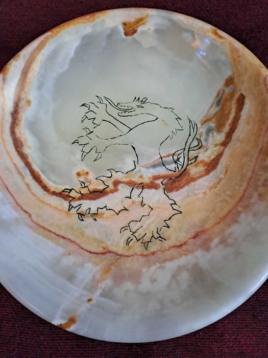 centru de masa onix farfurie onix