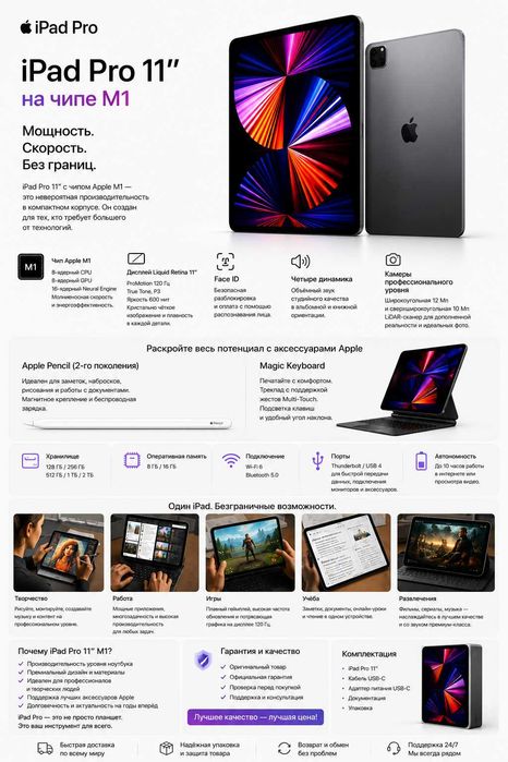 iPad Pro 11 (2021) M1 128Gb