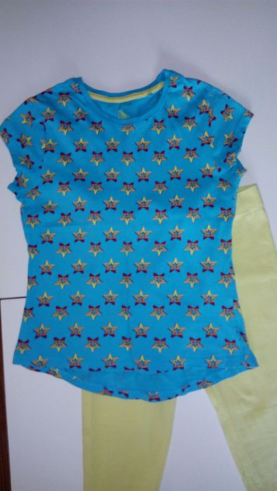 Сет / Комплект тениска/ клин момиче р-р 122/128