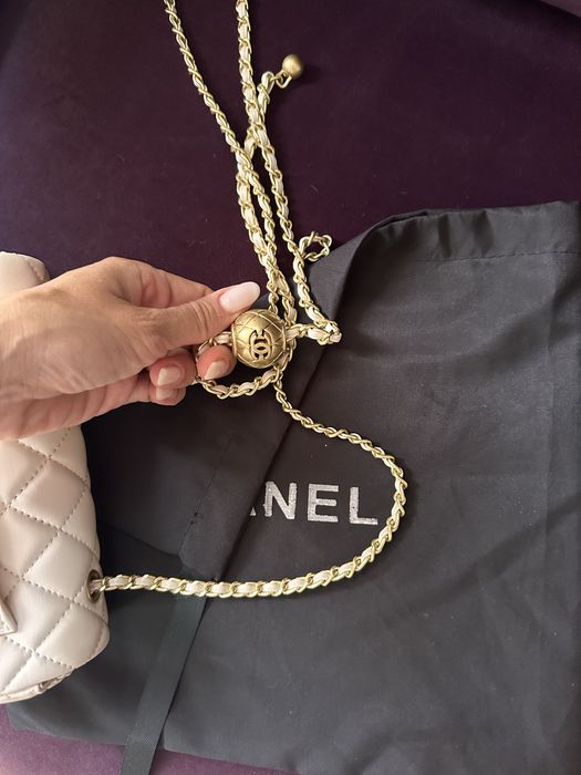 Чанта Chanel бяла