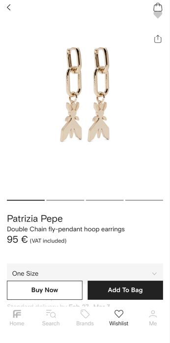 Чисто нови обеци Patrizia Pepe